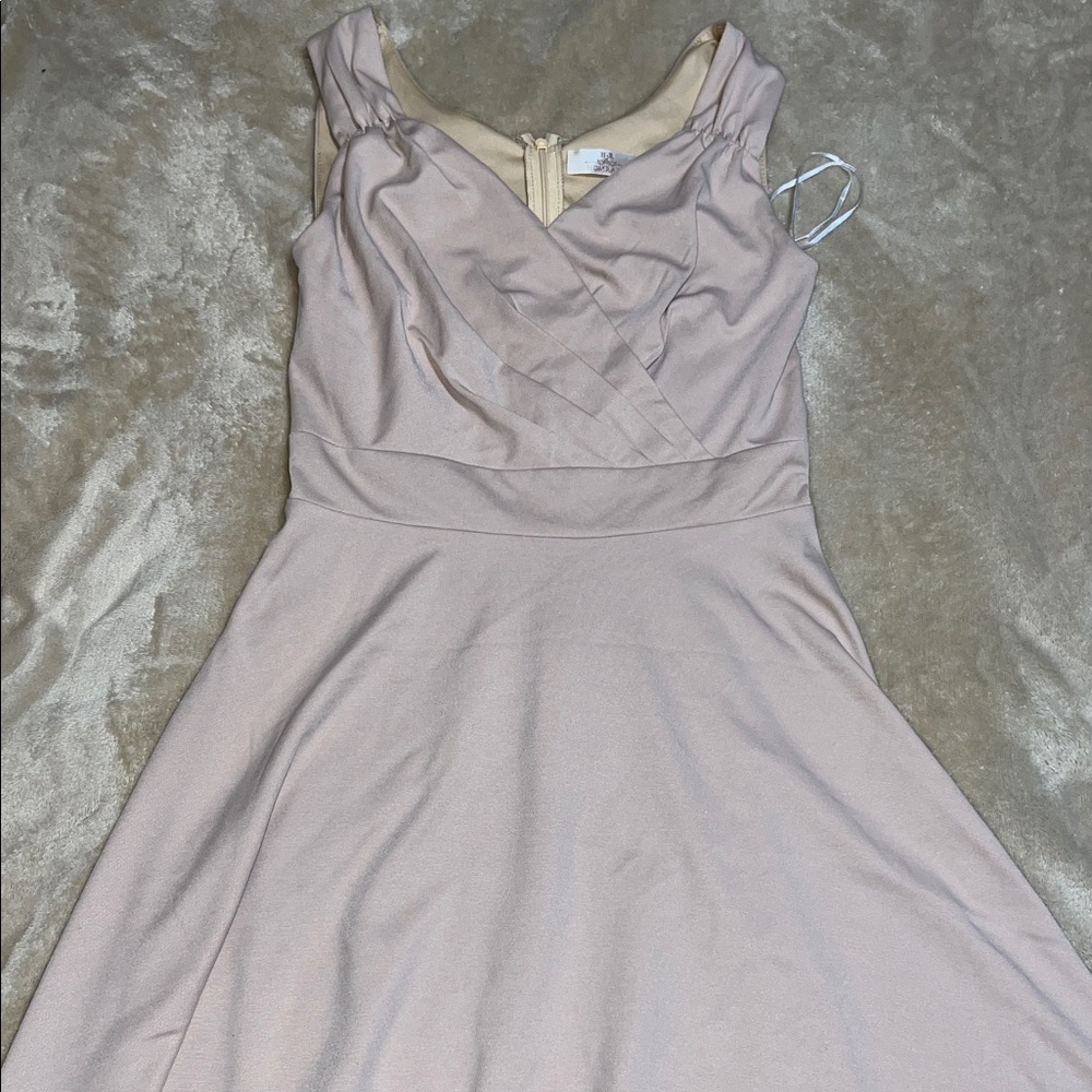 Chic Tan Mini Dress